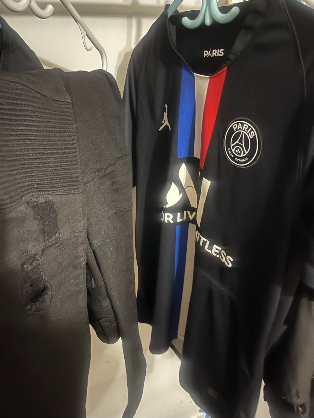 Night Sets, CDG, PSG or Hugo Boss Top + Embellish Jeans, $75 Bundle Deal